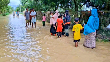 শেরপুরে ভারী বর্ষণ ও পাহাড়ি ঢলে নিম্নাঞ্চল প্লাবিত পানিবন্দি দুই শতাধিক পরিবার!