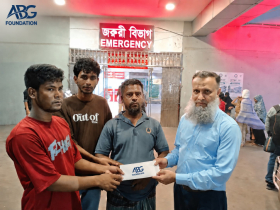 দগ্ধ রাকিবের চিকিৎসায় আনভীর বসুন্ধরা গ্রুপ ফাউন্ডেশনের সহায়তা 